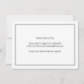 Geek Nerd Theau 40th Birthday Party Invitation Kaart (Achterkant)