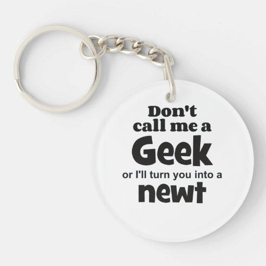 Geek newt bf sleutelhanger (Voorkant)