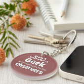 Geek Observers wf. Sleutelhanger (Voorkant Rechts)