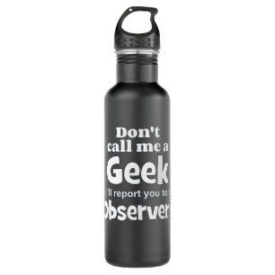 Geek Observers wf. Waterfles