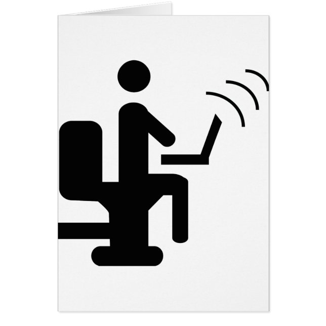 geek op het toilet (Voorkant)