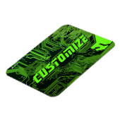 Geek Out Aangepaste PCB Groene Elektronische Circu Magneet (Linkerzijde)