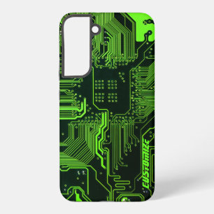 Geek Out Aangepaste PCB Groene Elektronische Circu Samsung Galaxy Hoesje