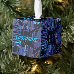 Geek Out Custom PCB Blauw Elektronische Circuit Bo Decoratie