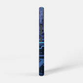 Geek Out Custom PCB Blauw Elektronische Circuit Bo Samsung Galaxy Hoesje (Rechterkant)