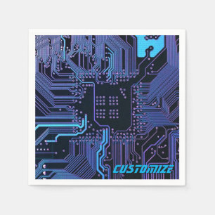 Geek Out Custom PCB Blauw Elektronische Circuit Bo Servet