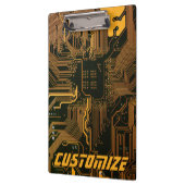 Geek Out Custom PCB Sinaasappel Circuit Board Klembord (Links)