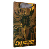 Geek Out Custom PCB Sinaasappel Circuit Board Klembord (Rechts)