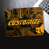 Geek Out Custom PCB Sinaasappel Circuit Board Magneet