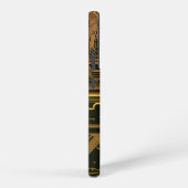 Geek Out Custom PCB Sinaasappel Circuit Board Samsung Galaxy Hoesje (Rechterkant)