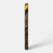 Geek Out Custom PCB Sinaasappel Circuit Board Samsung Galaxy Hoesje (Linkerkant)