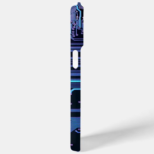 Geek Out Nerd PCB Blauwe Elektronische Circuit Boa Case-Mate iPhone Case (Achterkant / Rechts)