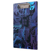 Geek Out Nerd PCB Blauwe Elektronische Circuit Boa Klembord (Links)