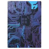 Geek Out Nerd PCB Blauwe Elektronische Circuit Boa Klembord (Achterkant)