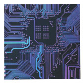 Geek Out Nerd PCB Blauwe Elektronische Circuit Boa Kubus (Rechts)