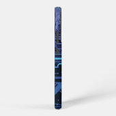 Geek Out Nerd PCB Blauwe Elektronische Circuit Boa Samsung Galaxy Hoesje (Rechterkant)