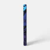 Geek Out Nerd PCB Blauwe Elektronische Circuit Boa Samsung Galaxy Hoesje (Linkerkant)