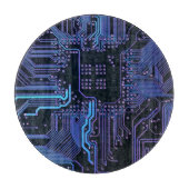 Geek Out Nerd PCB Blauwe Elektronische Circuit Boa Snijplank (Voorkant)