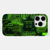 Geek Out Nerd PCB Groene Elektronische Circuit Boa Case-Mate iPhone Case (Achterkant (horizontaal))