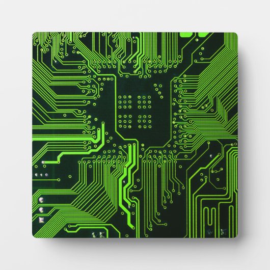 Geek Out Nerd PCB Groene Elektronische Circuit Boa Fotoplaat (Voorkant)