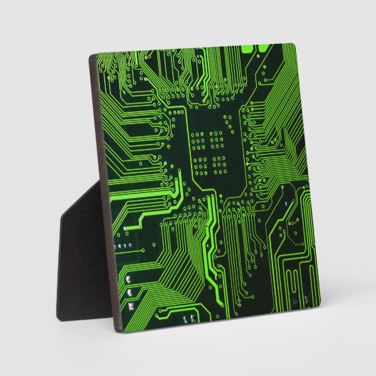 Geek Out Nerd PCB Groene Elektronische Circuit Boa Fotoplaat (Voorkant)