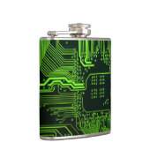 Geek Out Nerd PCB Groene Elektronische Circuit Boa Heupfles (Rechts)