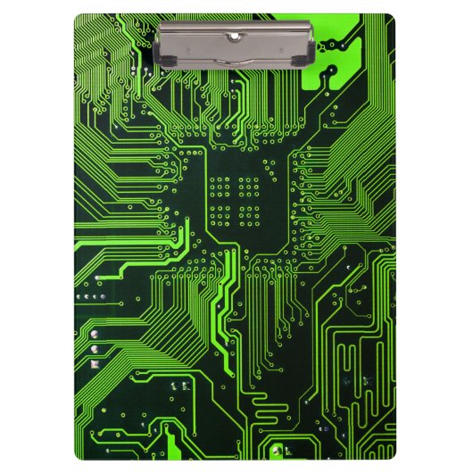 Geek Out Nerd PCB Groene Elektronische Circuit Boa Klembord (Voorkant)