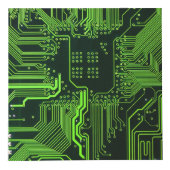 Geek Out Nerd PCB Groene Elektronische Circuit Boa Kubus (Rechts)