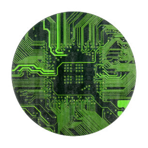 Geek Out Nerd PCB Groene Elektronische Circuit Boa Snijplank
