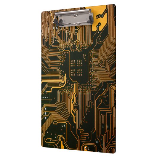 Geek Out Nerd PCB Sinaasappel Electronic Circuit B Klembord (Links)