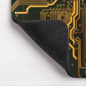 Geek Out Nerd PCB Sinaasappel Electronic Circuit B Muismat (Hoek)