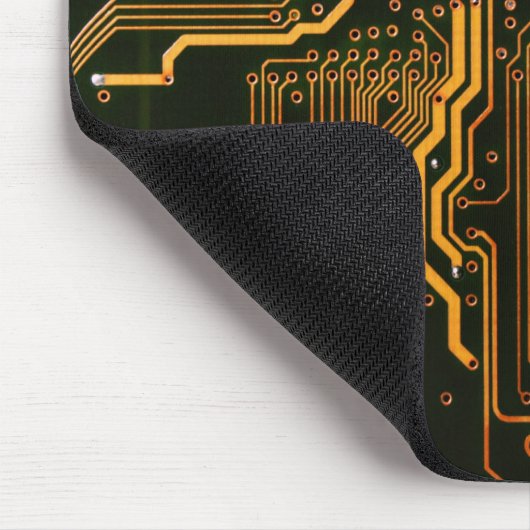 Geek Out Nerd PCB Sinaasappel Electronic Circuit B Muismat (Hoek)