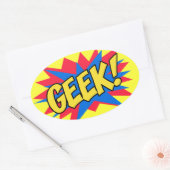 GEEK OVALE STICKER (Envelop)