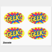 GEEK OVALE STICKER (Vel)
