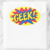 GEEK OVALE STICKER (Tas)