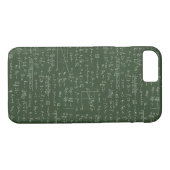 Geek patroon. Blackboard met formules voor wiskund Case-Mate iPhone Case (Achterkant (Horizontaal))