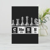 geek periodiek systeem chemie bedankkaart (Staand voorkant)