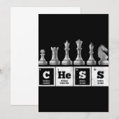 geek periodiek systeem chemie bedankkaart (Voorkant / Achterkant)