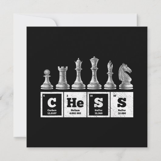 geek periodiek systeem chemie kaart (Voorkant)