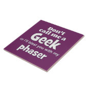 Geek phaser wf tegeltje (Zijkant)