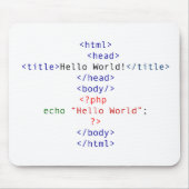 Geek php Greeting Muismat (Voorkant)