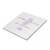 Geek php Greeting Tegeltje (Zijkant)