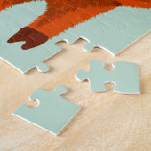Geek Pig Funny Boar Wild Animal Legpuzzel (Zijkant)