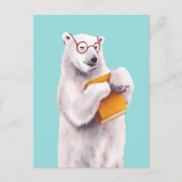 Geek Polar Beer Reading Briefkaart