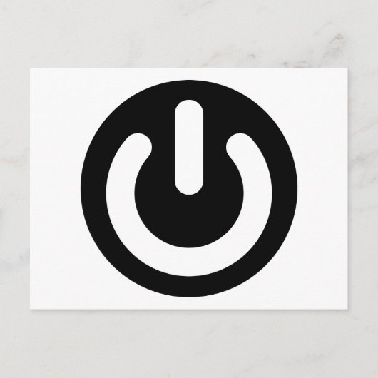 Geek Power Ideology Briefkaart (Voorkant)