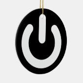 Geek Power Ideology Keramisch Ornament (Rechts)