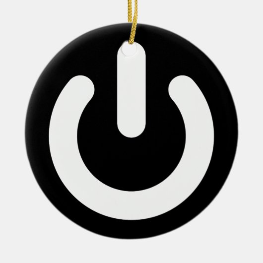 Geek Power Ideology Keramisch Ornament (Voorkant)