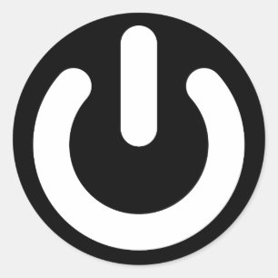 Geek Power Ideology Ronde Sticker