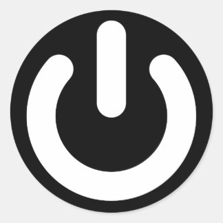 Geek Power Ideology Ronde Sticker