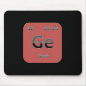 Geek Red Mouspad Muismat (Voorkant)